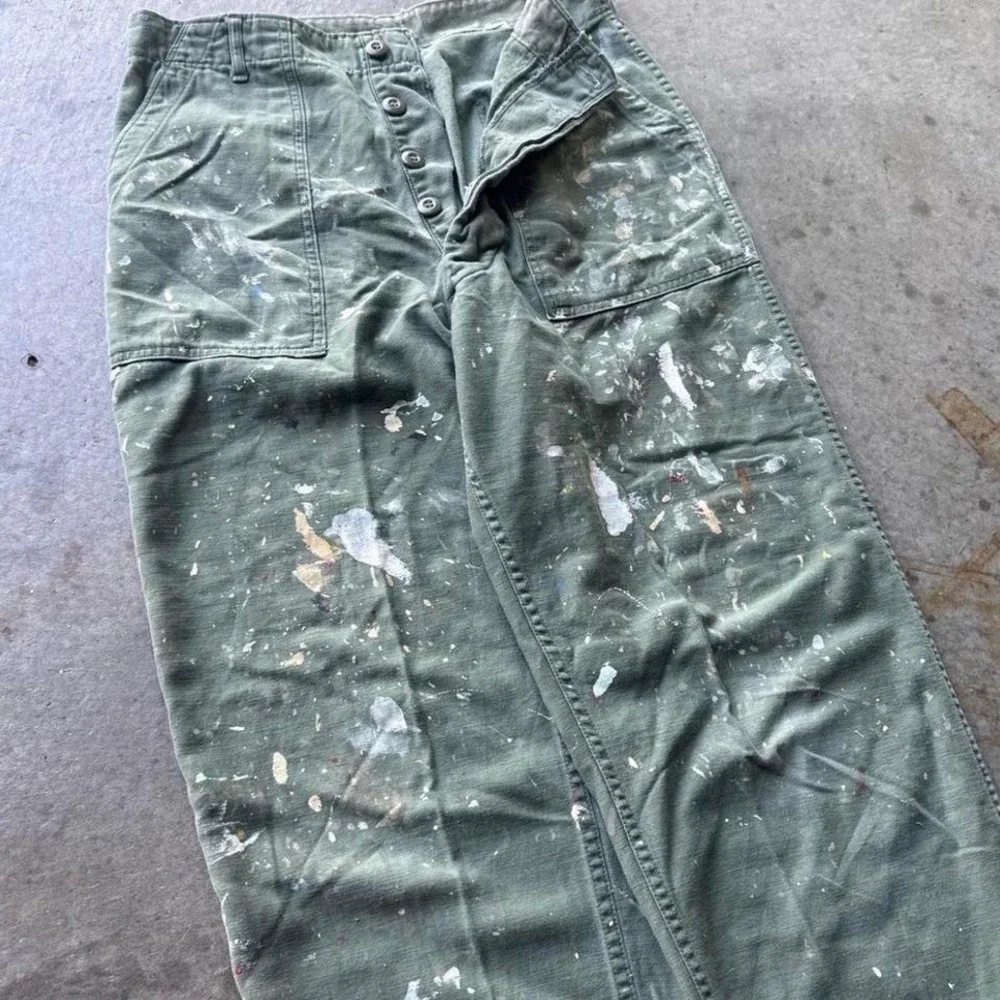 en's OG-107 Military Paint Splatter 60s Pants 32/30